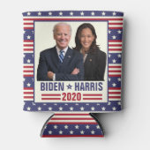 Joe Kamala Harris 2020米国大統領写真 缶クーラー (正面)