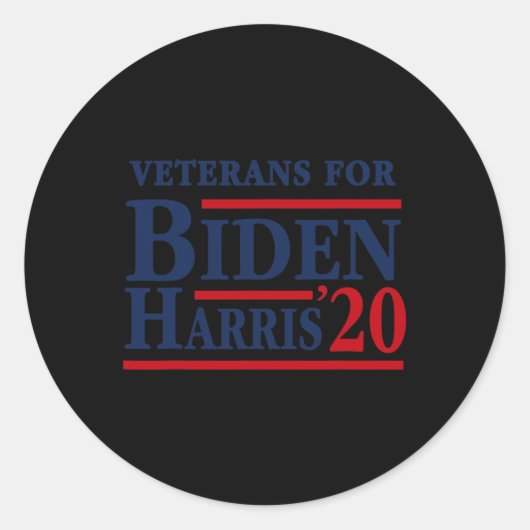 Joe Kamala Harris 2020選挙へ ラウンドシール (正面)