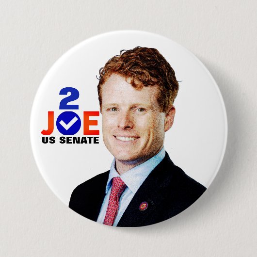 Joe Kennedy米国上院2020 缶バッジ (正面)