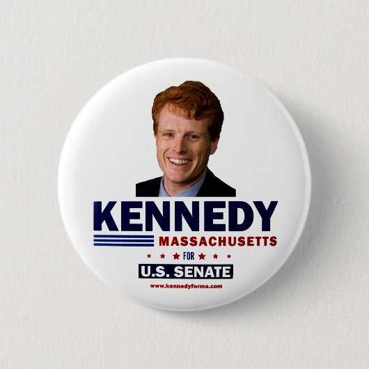 Joe Kennedy for US Journey 2020 缶バッジ (正面)