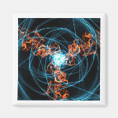 Joe Mastrofilippoによる「収束」デジタルアートマグネット マグネット (正面)