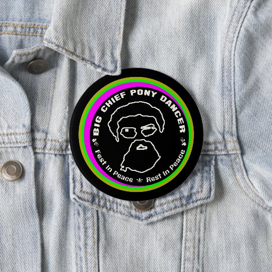 JOE PEREZ - Big Chief Pony Dancer fest in peace 缶バッジ (インサイチュ)