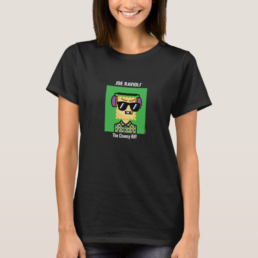 Joe Ravioli The Cheesy Riff Tシャツ (正面)