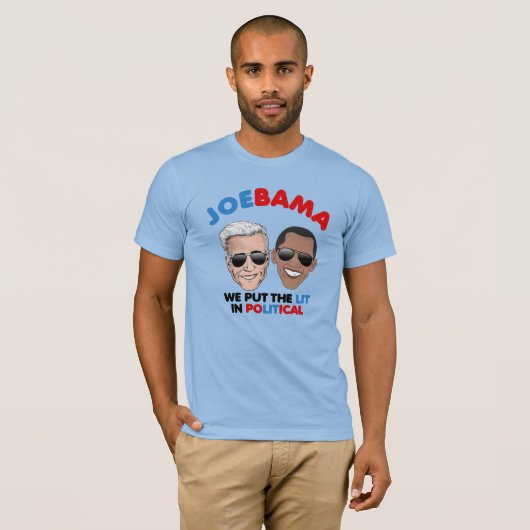 JOEBAMA 2020 – 私たちは政治の中で照明を置く Tシャツ (正面フル)