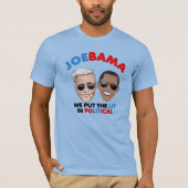 JOEBAMA 2020 – 私たちは政治の中で照明を置く Tシャツ (正面)