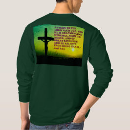 Joelの2:13からの聖書の詩。 Tシャツ