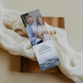 JOELミニマル海水葬詩ブックマーク スキニー名刺