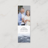JOELミニマル海水葬詩ブックマーク スキニー名刺 (正面)