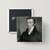 JoelロバーツPoinsett (版木、銅版、版画) 缶バッジ (正面&裏面)