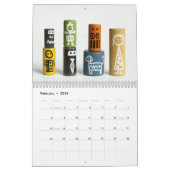 Joel Henriques 2011年のモダンなおもちゃのカレンダー カレンダー (2月 2026)