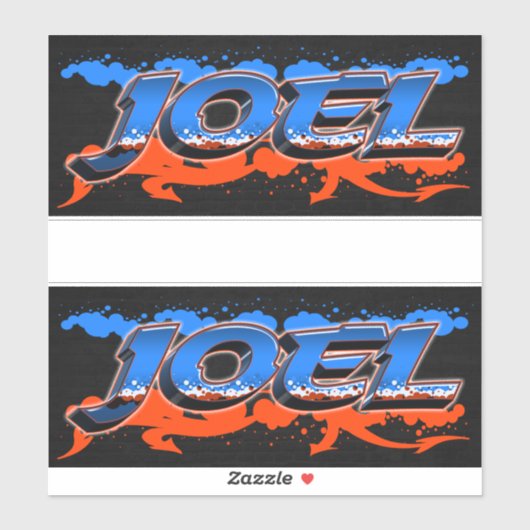 Joel Vorname Name Graffiti Aufkleber Sticker シール (シート)