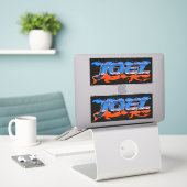 Joel Vorname Name Graffiti Aufkleber Sticker シール (デスク上のノートパソコン)