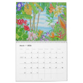 Joel W. Carlson著水彩画 カレンダー (3月 2026)