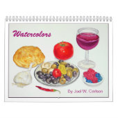 Joel W. Carlson著水彩画 カレンダー (カバー)