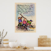 @joeldommet irkafirkaプリント ポスター (キッチン)