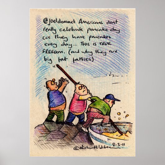 @joeldommet irkafirkaプリント ポスター (正面)