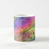 Joe's抽象芸術アート – Radical Rainbow – コーヒーカップ (中央)