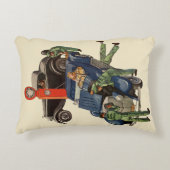 Joe's Full Service Gas Station、ヴィンテージ・ビジネス アクセントクッション (正面)