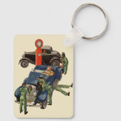 Joe's Full Service Gas Station、ヴィンテージ・ビジネス キーホルダー (裏面)