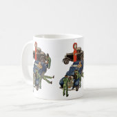 Joe's Full Service Gas Station、ヴィンテージ・ビジネス コーヒーマグカップ (正面左)