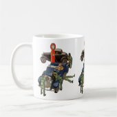 Joe's Full Service Gas Station、ヴィンテージ・ビジネス コーヒーマグカップ (左)