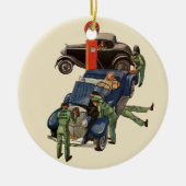 Joe's Full Service Gas Station、ヴィンテージ・ビジネス セラミックオーナメント (正面)