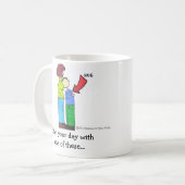 Joeyおよびお母さんのマグ コーヒーマグカップ (正面左)