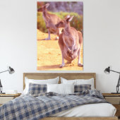 JOEYとMOM 32x48 キャンバスプリント (インサイチュ (寝室))