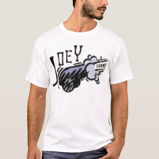 Joeyの大砲の大砲のロゴのティー Tシャツ (正面)