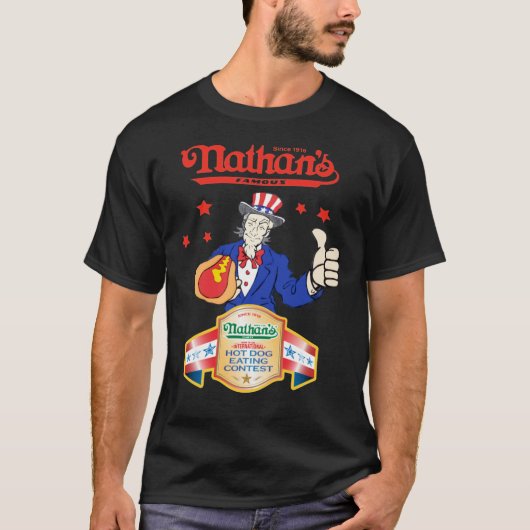 Joey Chestnut Nathans Hot Dog Eating Fourth Of Jul Tシャツ (正面)