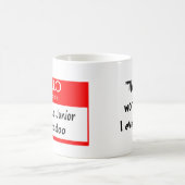 "Joey Jo-Jo"の名札のマグ コーヒーマグカップ (中央)