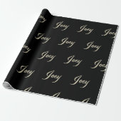 Joey Vorname Name edles Geschenkpapier Papier ラッピングペーパー (アンロールド)