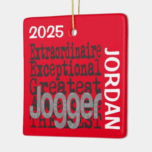 Jogger Extraordinaire CUSTOM セラミックオーナメント (左)