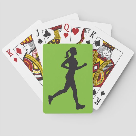 jogging woman トランプ (裏面)