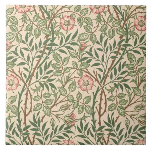 Johが印刷する壁紙のための「甘いイバラ」のデザイン タイル (正面)