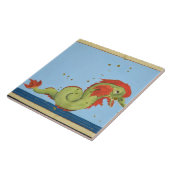 Joh著「Uranometria」からの魚類の星座、 タイル (側面)