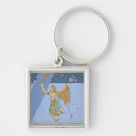 Joha著「Uranometria」からのオリオンの星座、 キーホルダー (正面)
