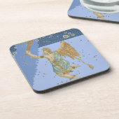 Joha著「Uranometria」からのオリオンの星座、 コースター (左側)