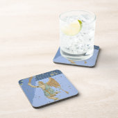 Joha著「Uranometria」からのオリオンの星座、 コースター (右側)