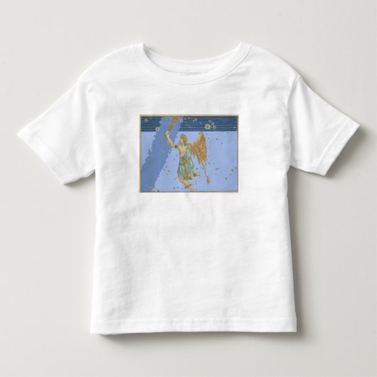 Joha著「Uranometria」からのオリオンの星座、 トドラーTシャツ (正面)