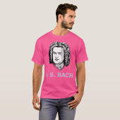 Johann Sebastian Bach – ドイツ作曲家コンポジタ Tシャツ (正面フル)
