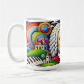 Johann Sebastian Bach:ポートレート・イン・アモダン・ペティ コーヒーマグカップ (左)