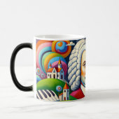 Johann Sebastian Bach:ポートレート・イン・アモダン・ペティ モーフィングマグカップ (左)