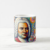 Johann Sebastian Bach:ポートレート・イン・アモダン・ペティ モーフィングマグカップ (中央)