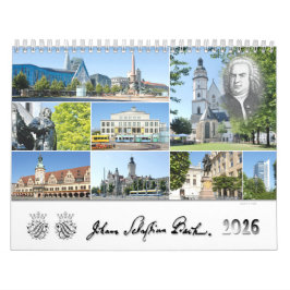 Johann Sebastian Bach Cities & Places, 2026 カレンダー