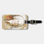 Johann Sebastian Bach Portrait in beige ラゲッジタグ (正面横)