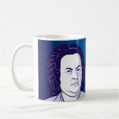 Johann Sebastian Bach Portraits コーヒーマグカップ (左)