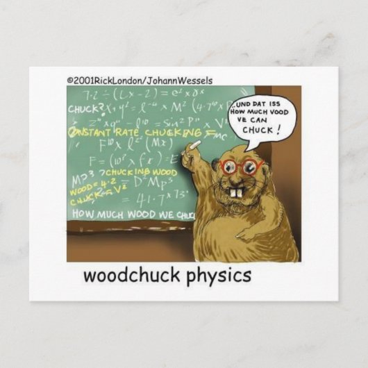 johann_woodchuck ポストカード (正面)