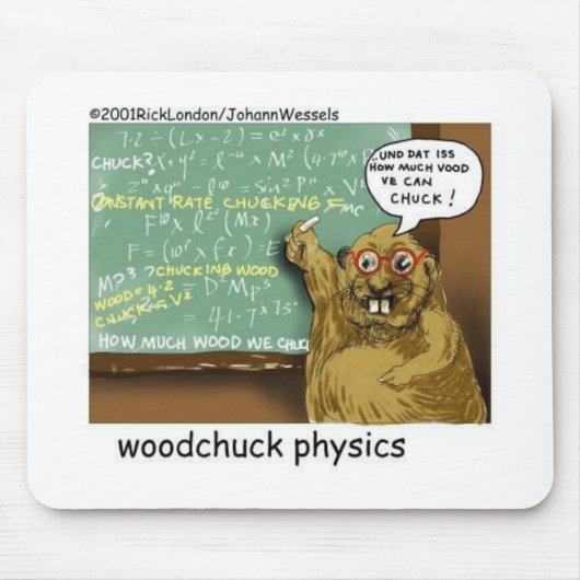 johann_woodchuck マウスパッド (正面)