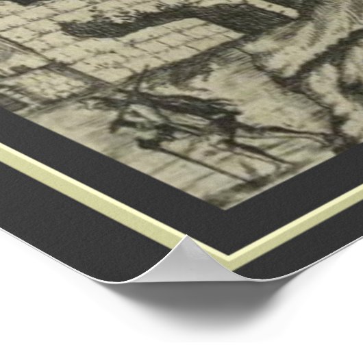 Johann Zahn著Oculus Artificialis 13 x 19 ポスター (角)